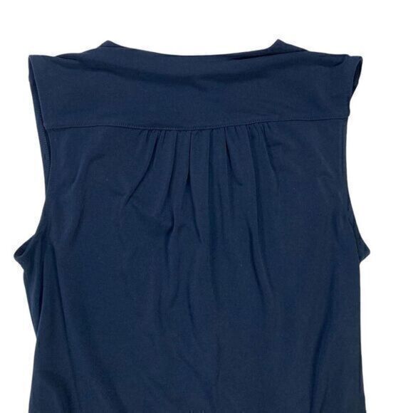 Banana Republic Crepe Wrap Tunic Womens Sz XS Classic Business Casual Comfort - Picture 6 of 13